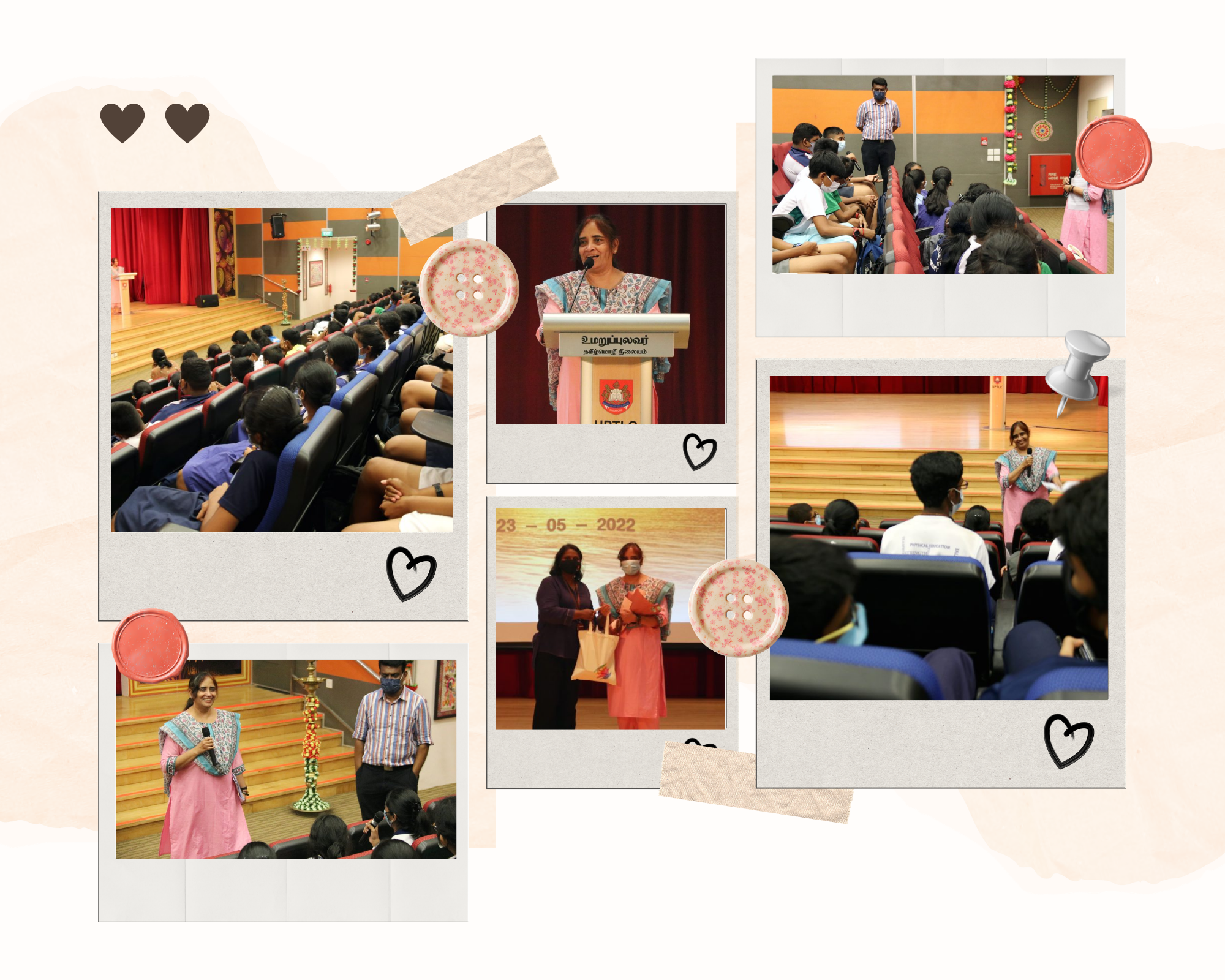 Highlights from ‘படைப்பாளருடன் ஒரு கலந்துரையாடல்’, featuring students engaging in an interactive discussion with a creator and gaining insights through meaningful conversations and shared experiences.